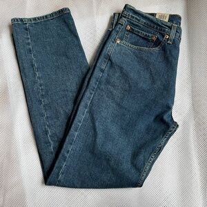 Levi's 505 Jeans Regular Traditional Size 34 x 32 Medium Blue Stretch
